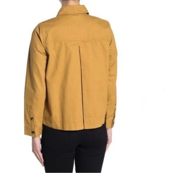 MADEWELL Cropped Northwood Jacket In Sahara Sand - Picture 2 of 5